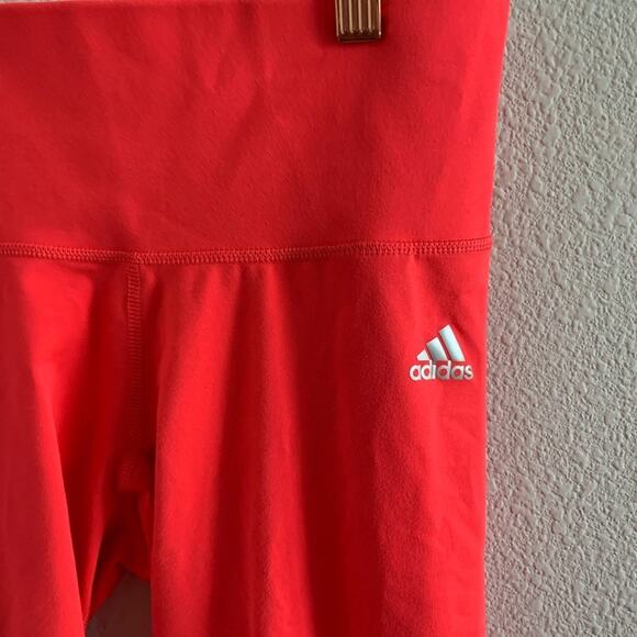 Adidas Climalite Active Tights Pants Pink Workout Gym Athleisure Sports Small - Picture 2 of 8